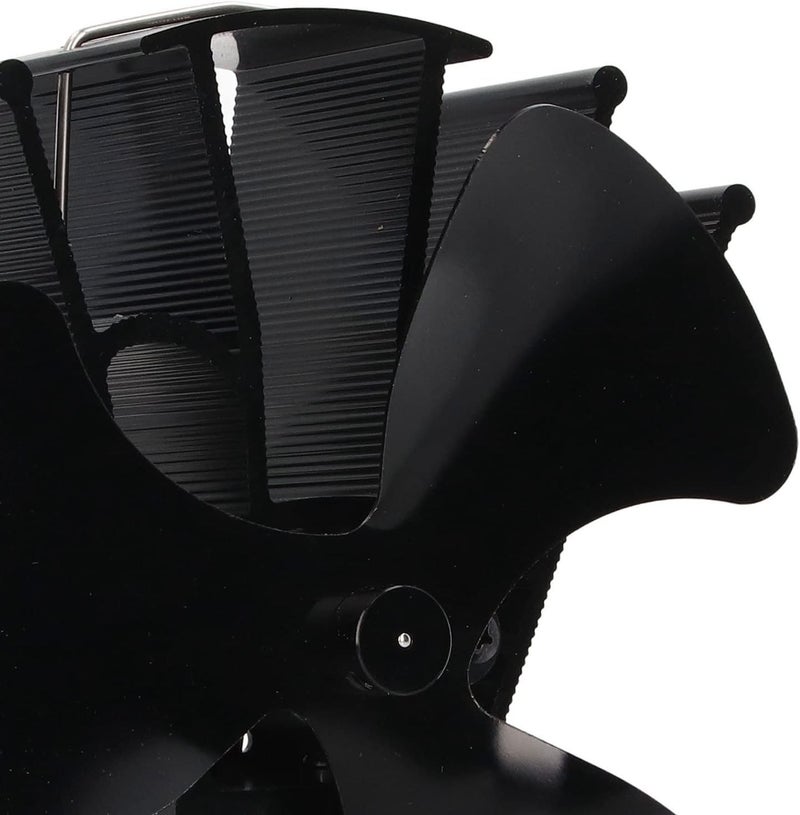 woobles Wood Stove Fan, Fireplace Fan for Wood/Log Burner, Heat Powered 3 Blade Silent High Temperature Resistance Fireplace Stove Fan for Wood Burner Log Burner - Image 2